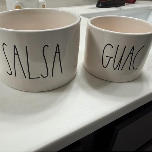 Rae Dunn Other - Rae Dunn Cream Salsa and Guac Bowls
